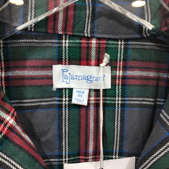 Women’s Christmas Flannel Pajamagram Sleep Shirt - Picture 3 of 8